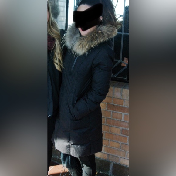 SOIA & KYO Fox Fur Hooded Two-Layer Down Parka - Picture 16 of 16